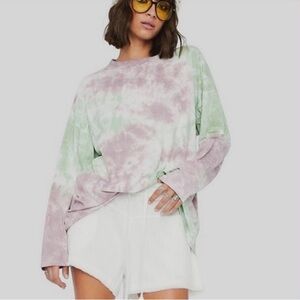 NWOT Free People We The Free Be Free Tie Dye Combo, S